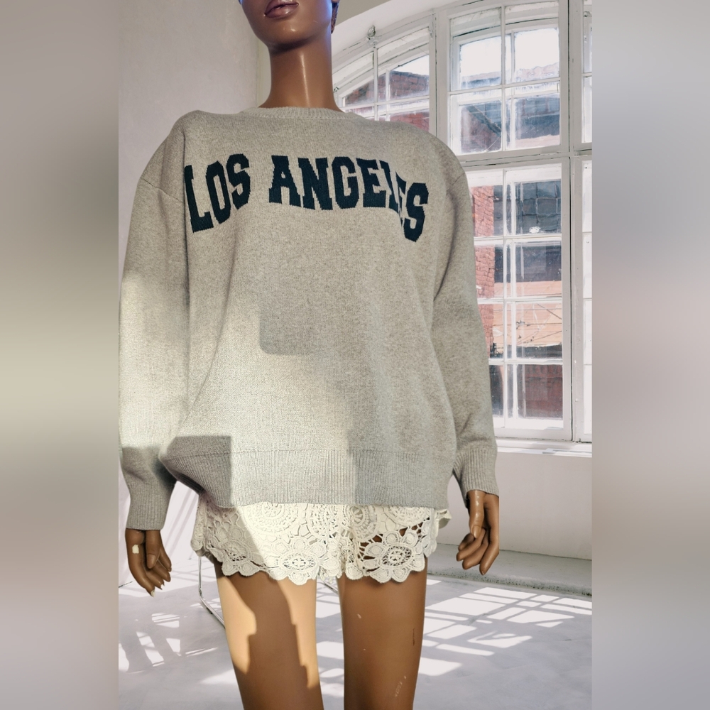 Harper&Ivy Gray Los Angeles Sweater Size L